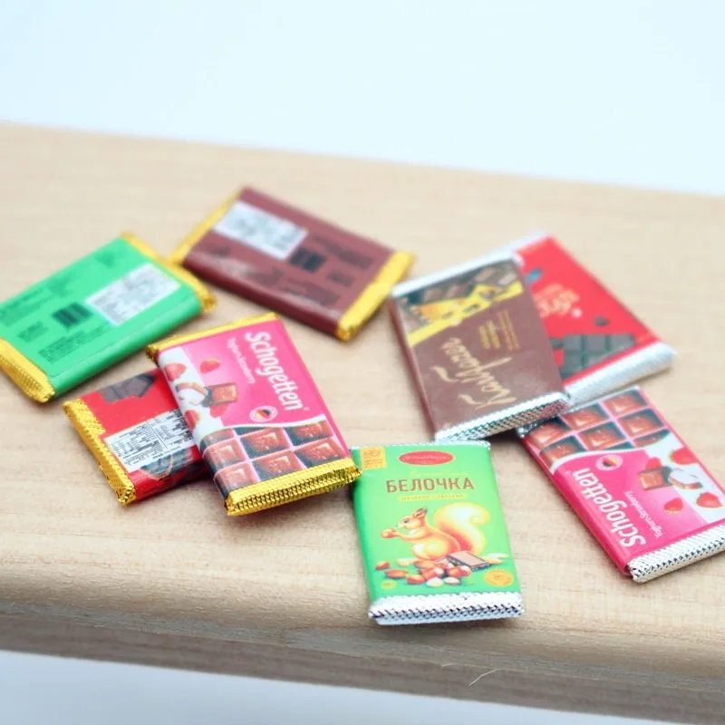 Chocolate Snack - 4 Peças de Miniaturas de Doces