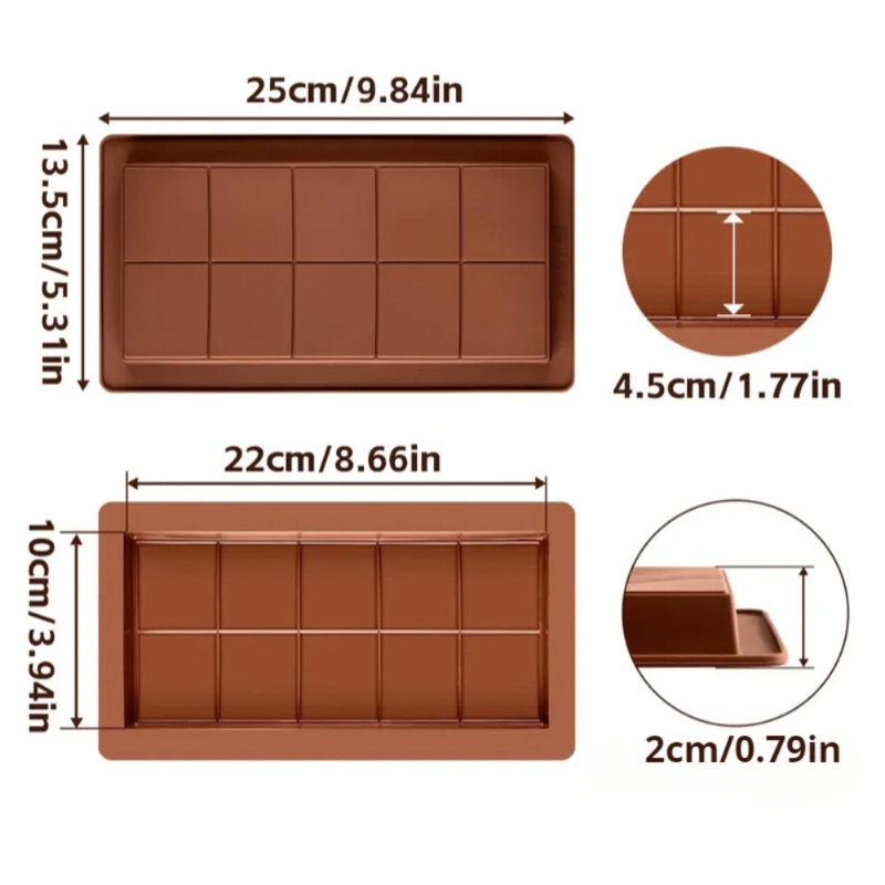 Moldes de barra de chocolate,  - Protein Bar avaliação e preço