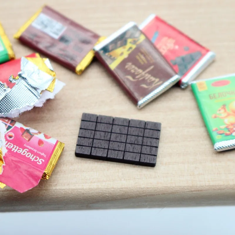 4 Peças de Miniaturas de Doces - Chocolate Snack avaliação e preço